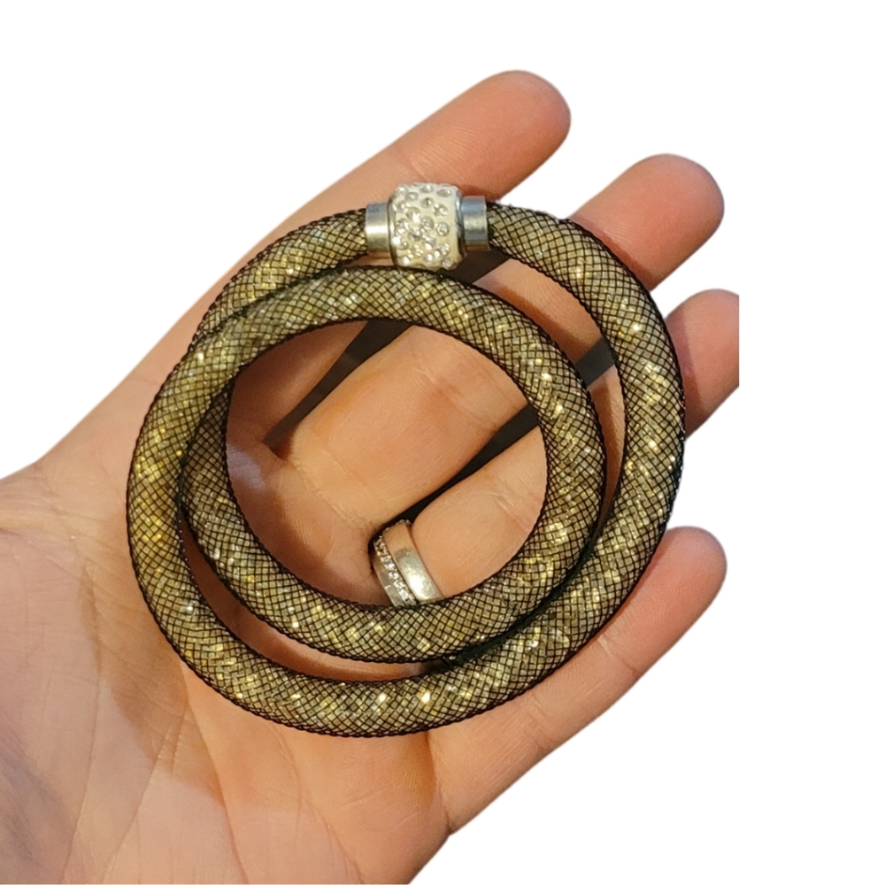 Swarovski style stardust bracelet